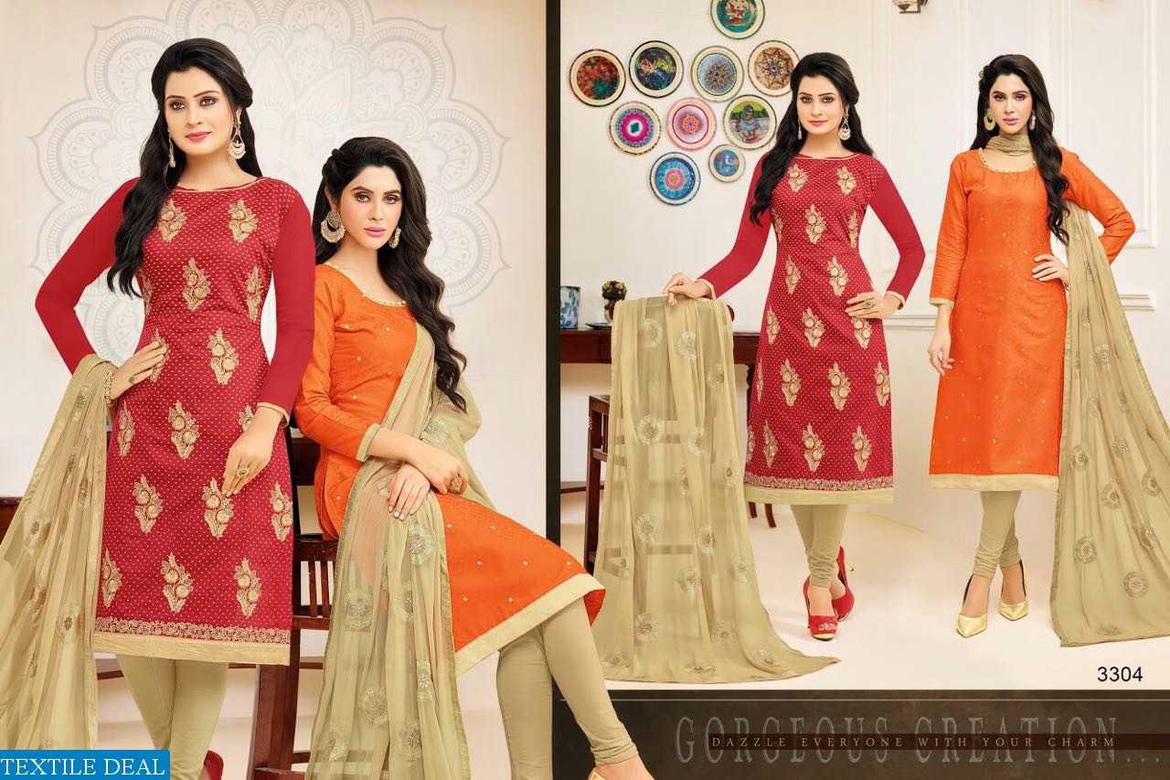 Hum tum vol-5 by RR wholesale 2 top dress material